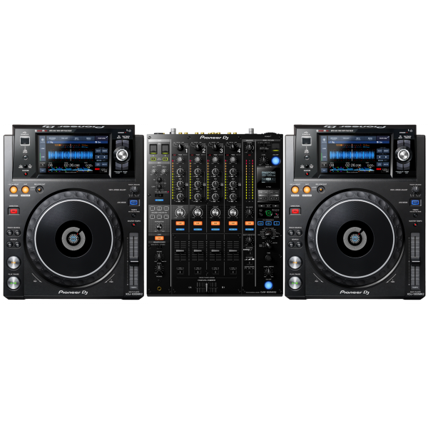 Pioneer DJ XDJ-1000 Set 2 - 2 x XDJ-1000MK2 + 1 x DJM-900NXS2