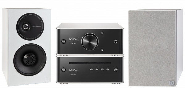 Denon PMA-60 + DCD-50 + Demand D9 Premium-Silber/Weiß