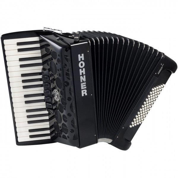 Hohner Amica forte III 72 silent Key schwarz